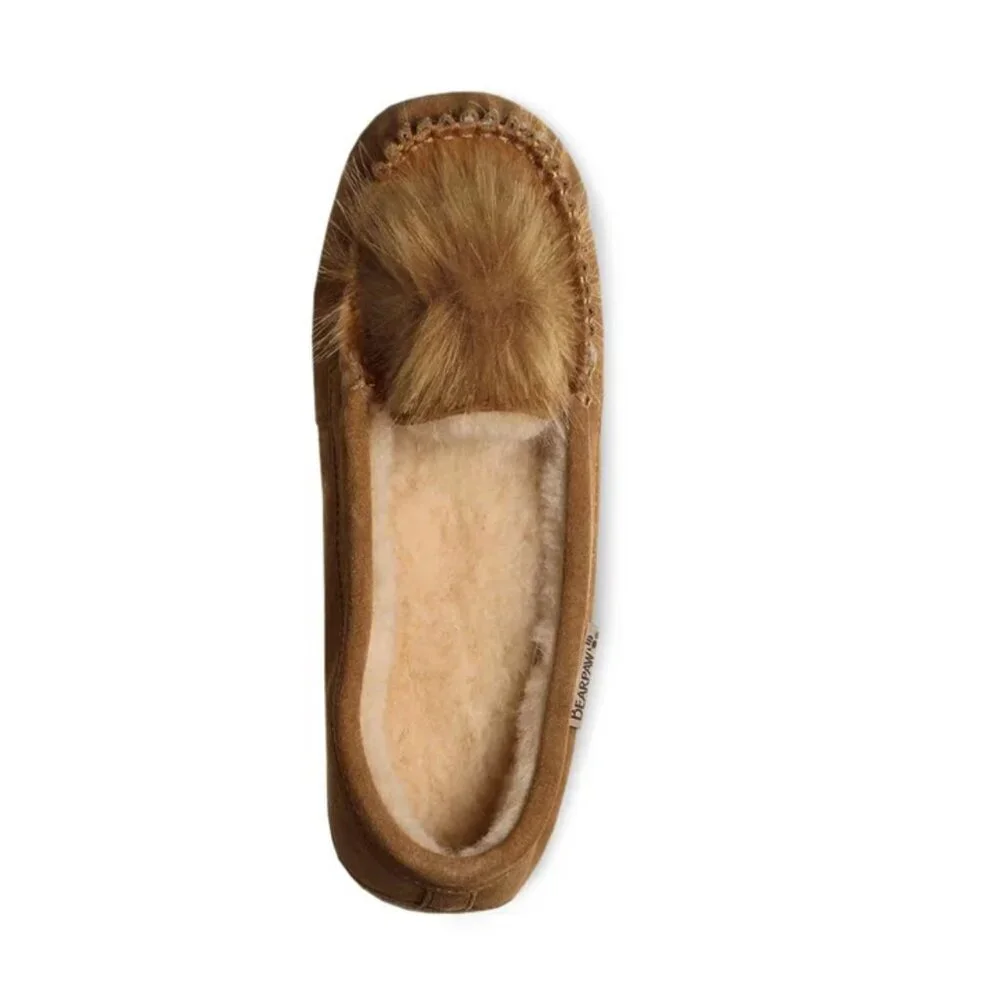 Bearpaw Women's Erika Loafers Brown Suede SZ 9 WIDE - Picture 4 of 5